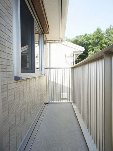 バルコニー　日当たり良好！お洗濯物がたくさん干せます♪