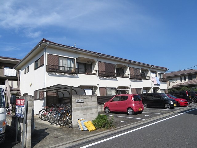 建物外観　２階建てアパート♪