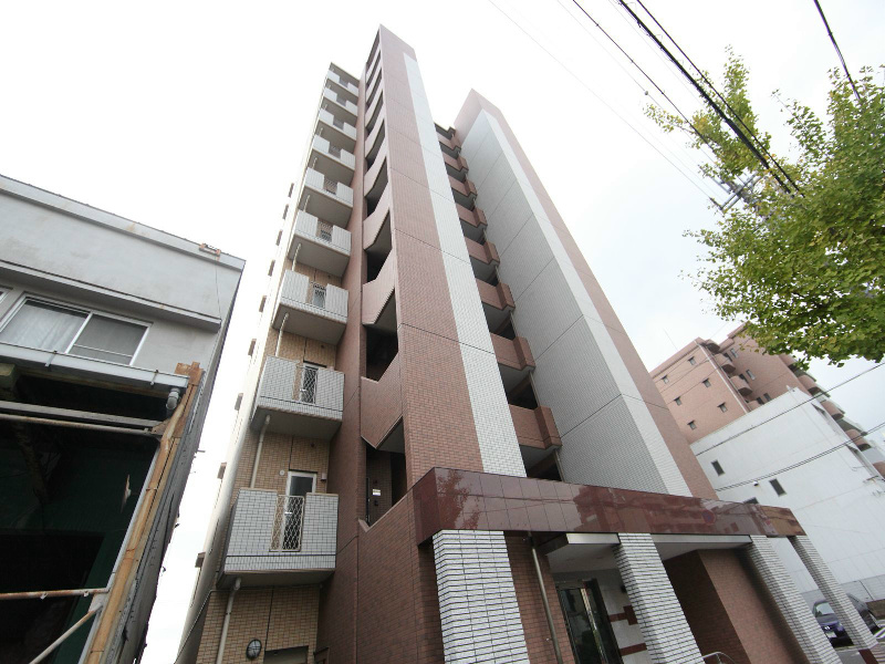 建物外観　外観　オートロック　宅配ＢＯＸ　外壁タイル張り