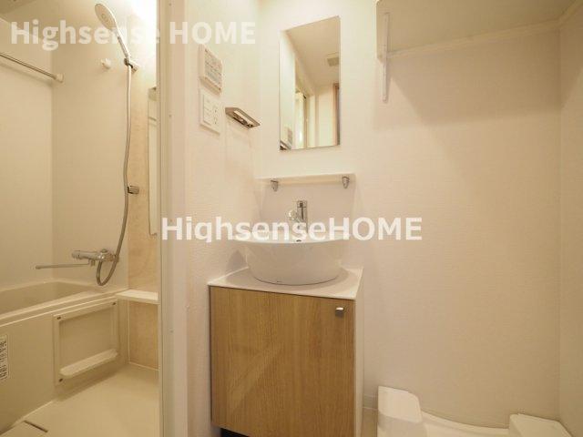 洗面設備　広い洗面スペース