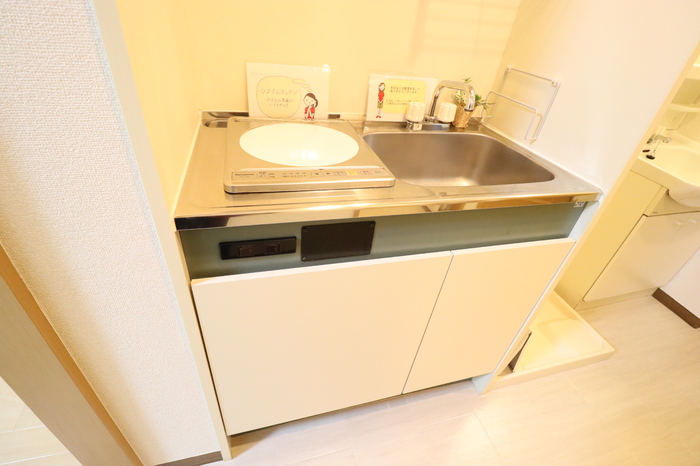 キッチン　ミニキッチン　IHクッキングヒーター付