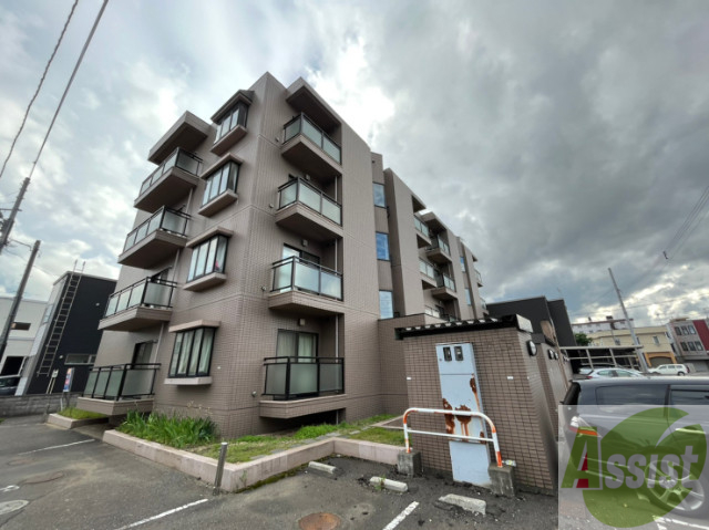 建物外観　札幌市東区北２０条東「オ・ドミール美香保１」