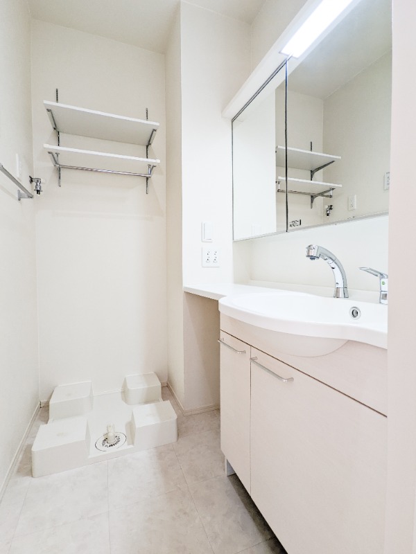 洗面設備　図面と現状に相違がある場合には現状を優先