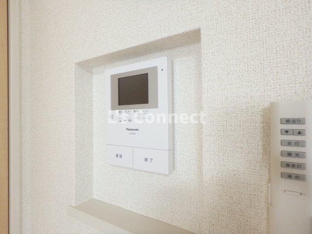 セキュリティ　突然の来客もＴＶモニターホンでしっかり確認。