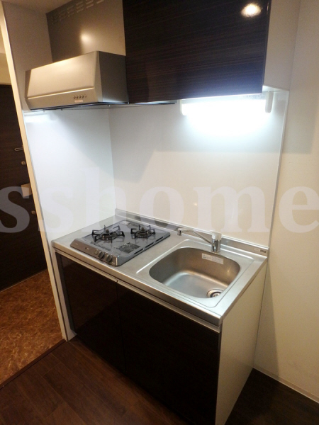 キッチン　ガス2口コンロ付キッチン