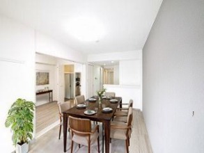 居室・リビング　CGで家具等を配置したもので家具等は含まれません