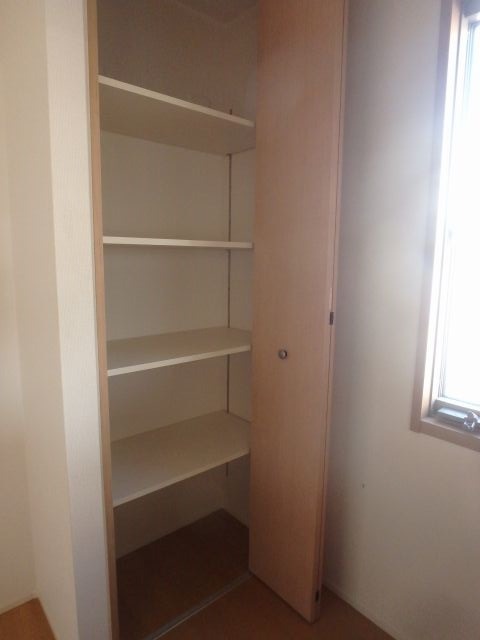 収納　反転した間取りの室内写真です