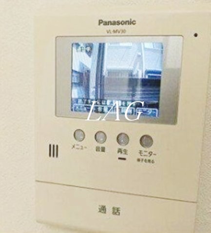 セキュリティ　モニター付きインターホンです。