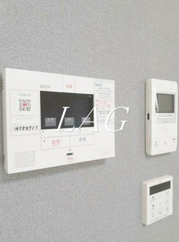 セキュリティ　モニター付きインターフォンです。