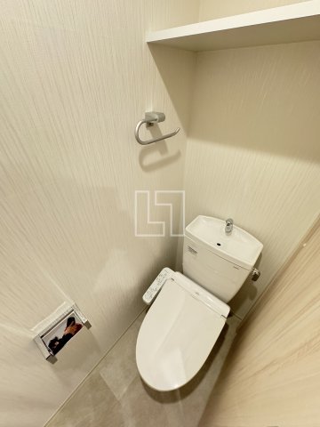 トイレ　プレジオ松屋町　温水洗浄便座