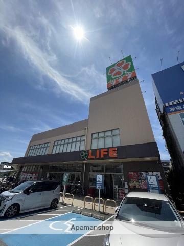 スーパー　ライフ東淡路店（スーパー）まで389m