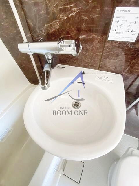 洗面設備　洗面台です。