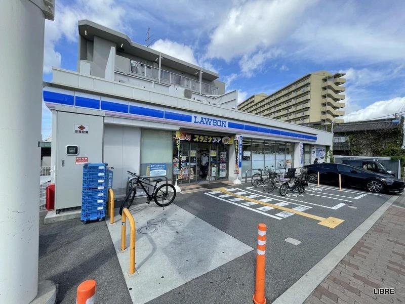 コンビニ　ローソン 此花千鳥橋店（コンビニ）まで448m