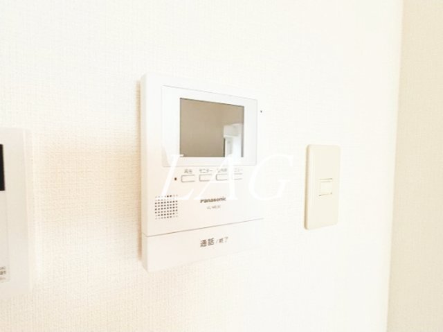 セキュリティ　モニター付きインターフォンです。