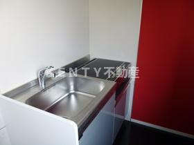 キッチン　コンパクトなキッチンで掃除もラクラク