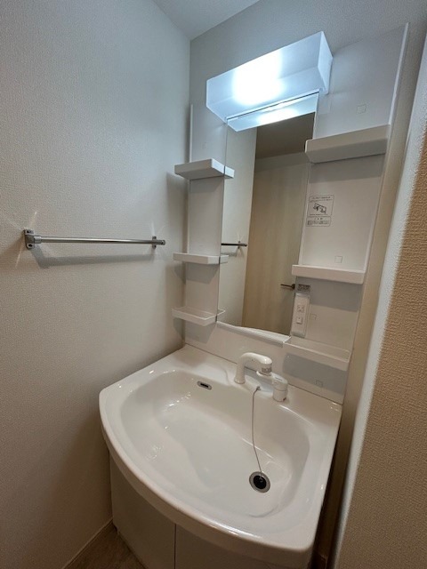 洗面設備　朝の支度はこちらで