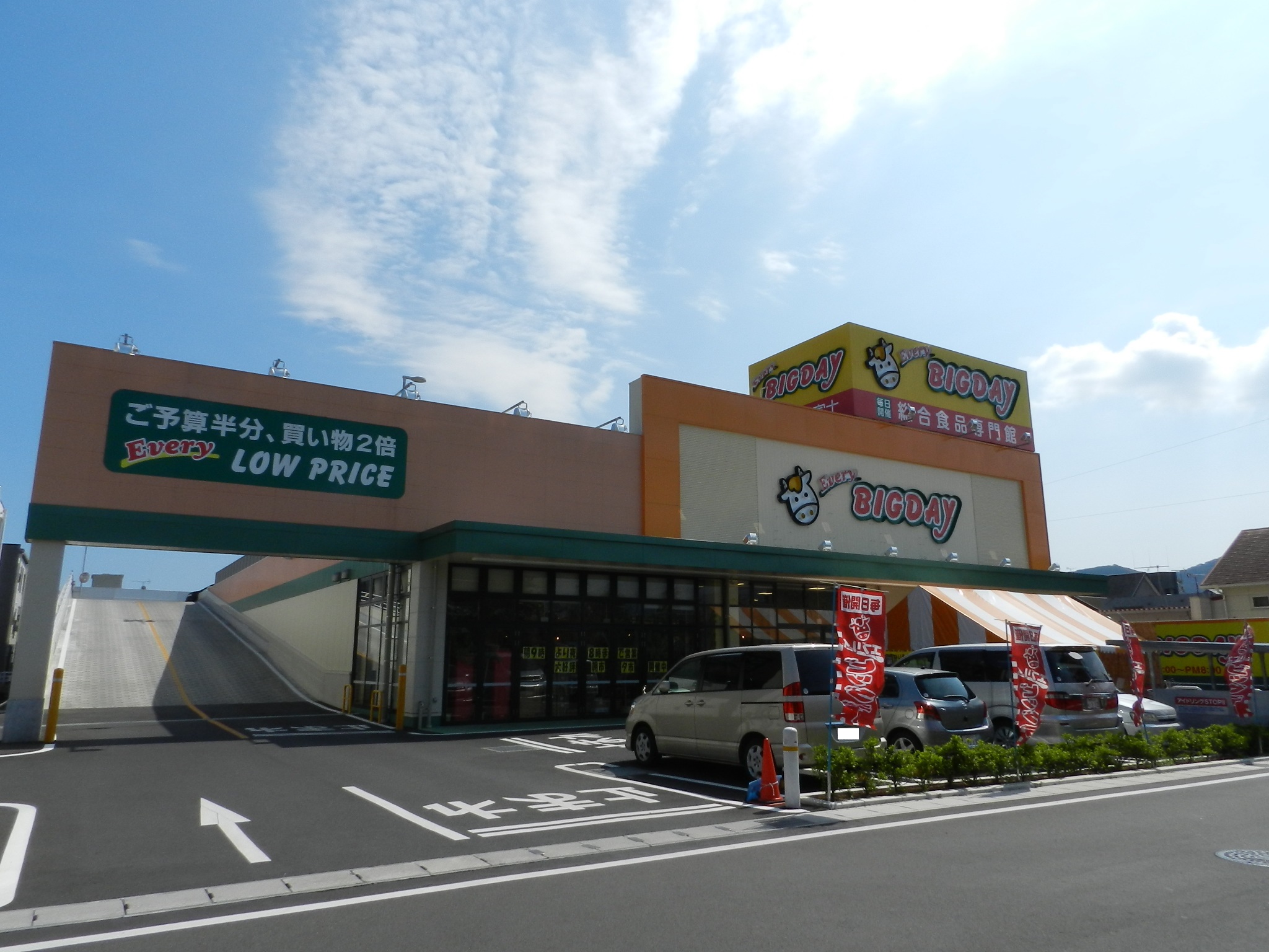 スーパー　エブリィビッグデー昭府店（スーパー）まで413m