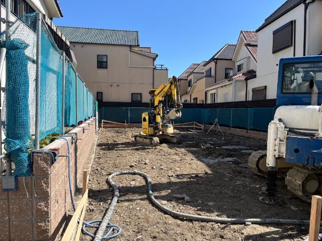 建物外観　建築現場