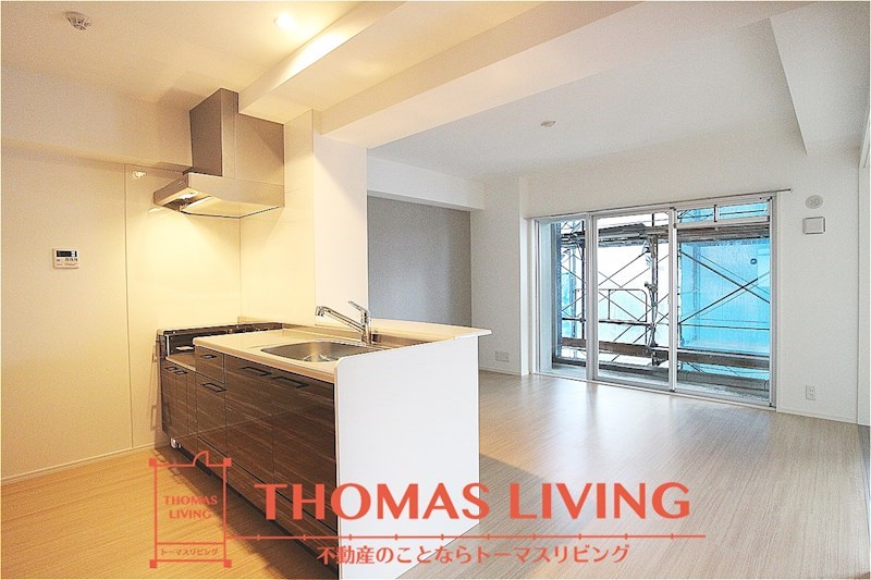 キッチン　新築時、ガスコンロサービス設置。