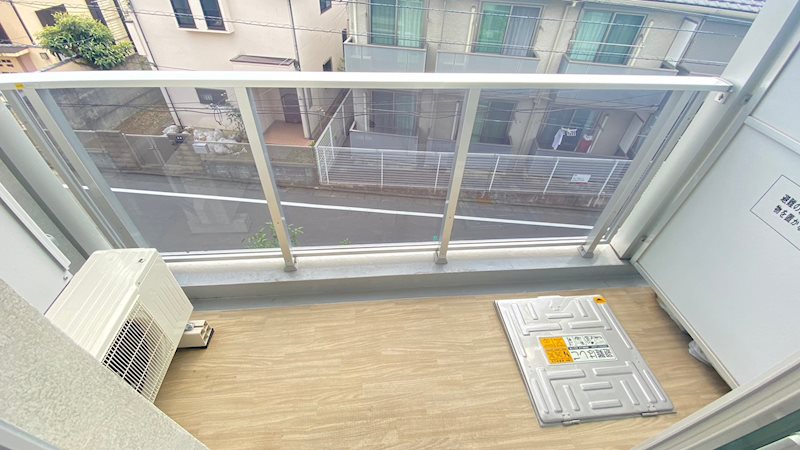 バルコニー　落ち着いた時間を過ごせるバルコニーです