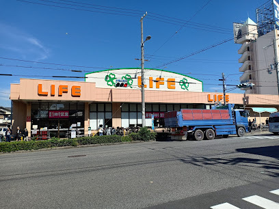 スーパー　ライフ此花伝法店（スーパー）まで526m