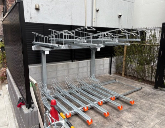 駐車場　駐輪場です。
