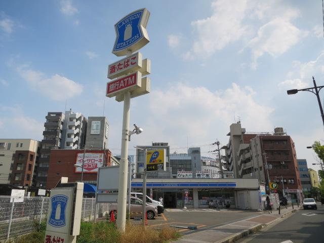 コンビニ　ローソン 阪急茨木市駅南店（コンビニ）まで385m