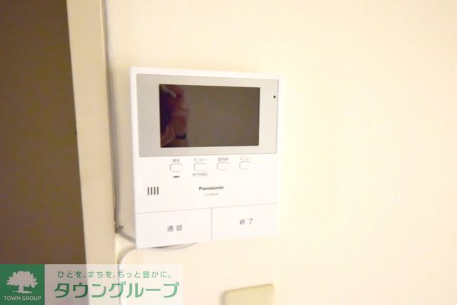 セキュリティ　モニター付きインターフォンです