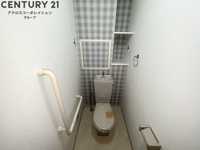 トイレ　ゆったり落ち着けるトイレです