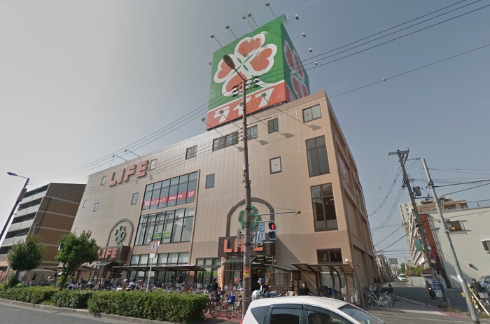 スーパー　ライフ平野西脇店（スーパー）まで315m