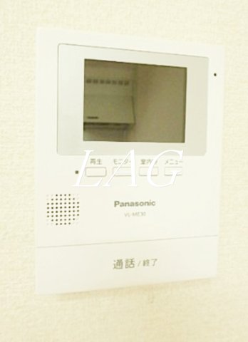セキュリティ　モニター付きインターフォンです。