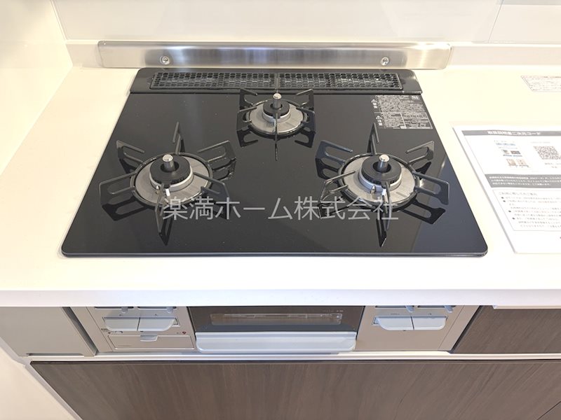 その他　3口ガスシステムキッチン♪