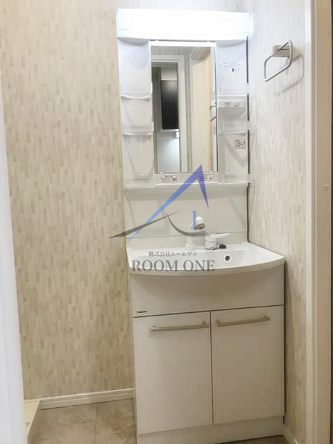 洗面設備　洗面台です。