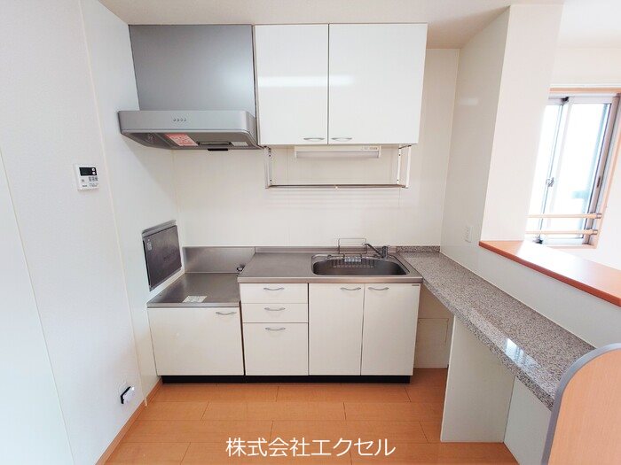 キッチン　お好きなガスコンロを設置できます。