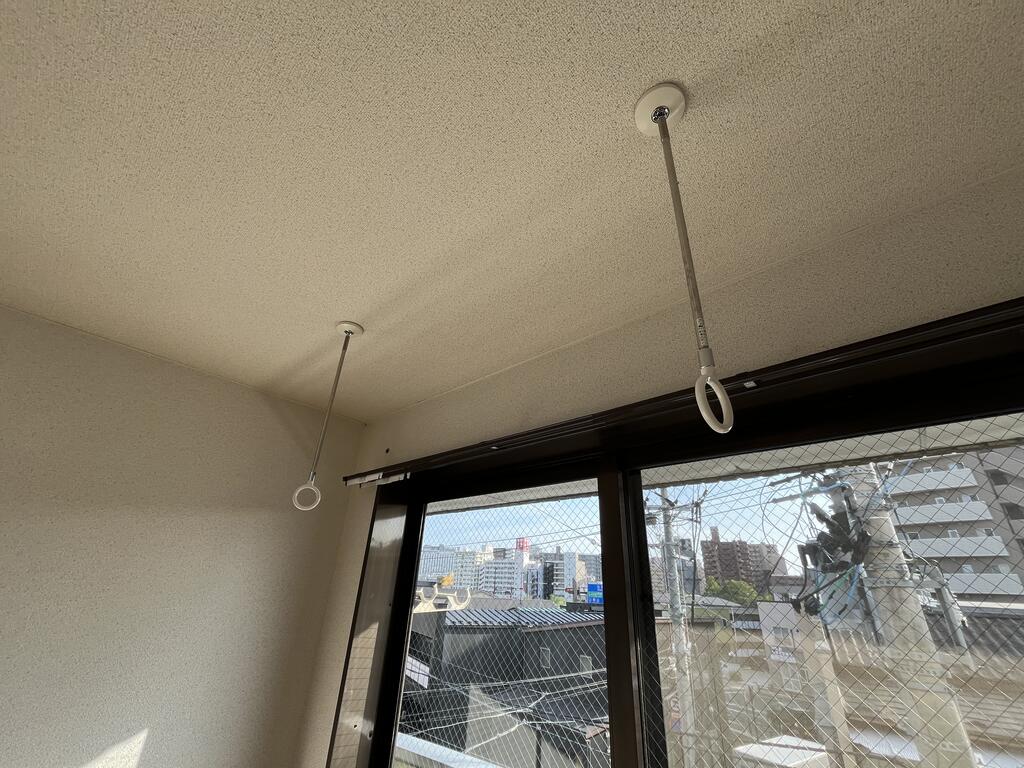 その他設備　室内物干し