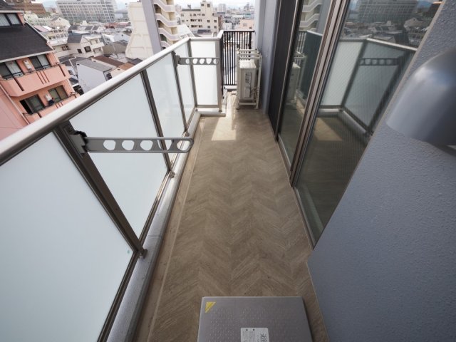バルコニー　落ち着いた時間を過ごせるバルコニーです