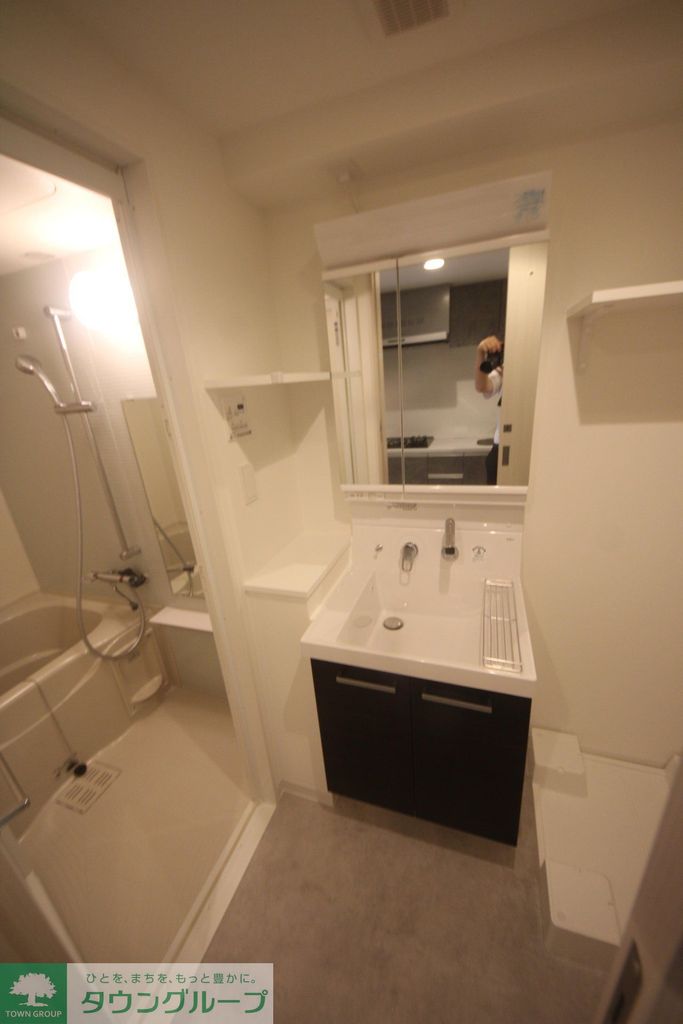 洗面設備　同物件別部屋写真