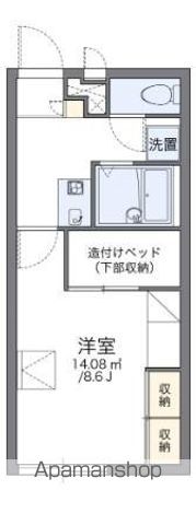 レオパレスニュー屋島の間取り写真