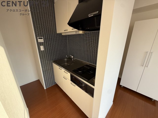 キッチン　２口コンロ付きのキッチンです♪