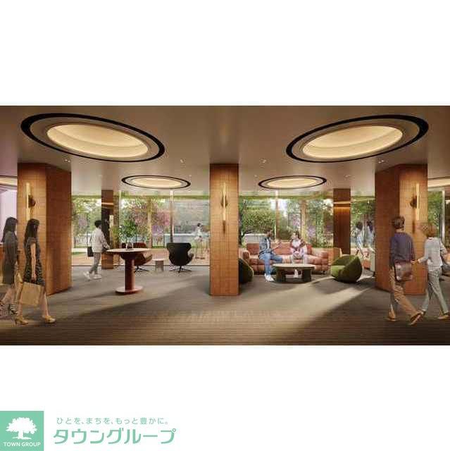 ロビー　リニューアル工事完成予想CG