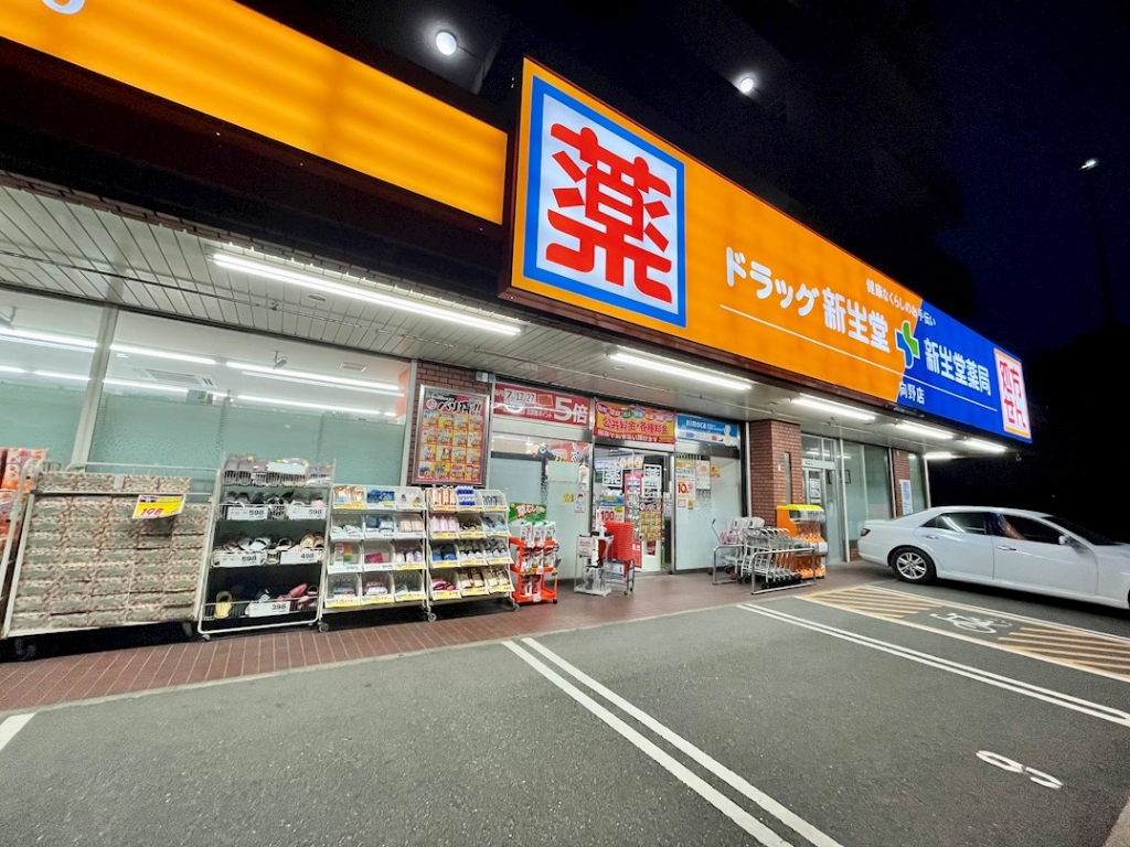 ドラックストア　ドラッグ新生堂 向野店（ドラッグストア）まで347m