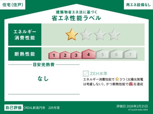 省エネ性能ラベル　省エネ性能ラベル