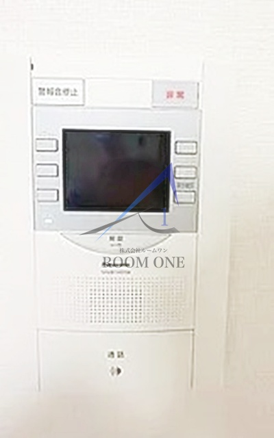 セキュリティ　モニター付きインターホンです。