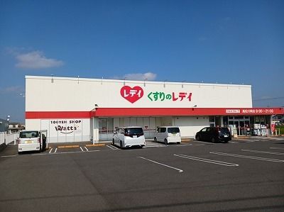 ドラックストア　くすりのレディ川岡店さん（ドラッグストア）まで800m