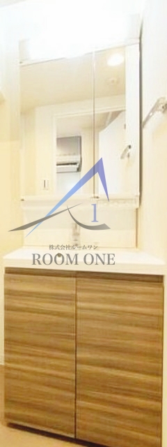 洗面設備　洗面台です。