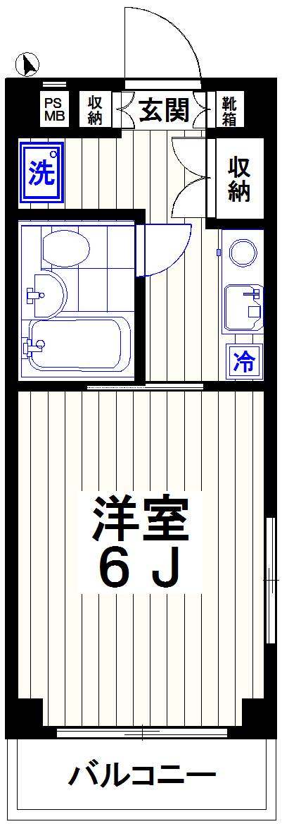 シャト-尾山台の間取り写真