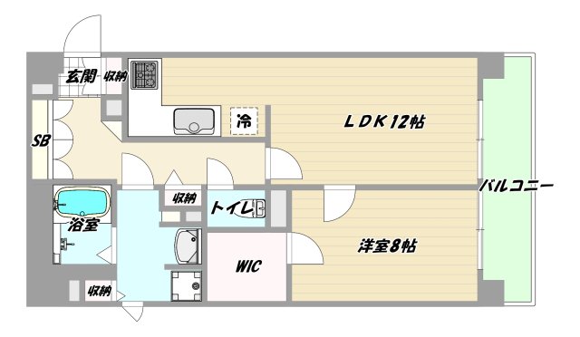 地下鉄御堂筋線 新大阪駅 徒歩4分 12階建 築25年の間取り写真