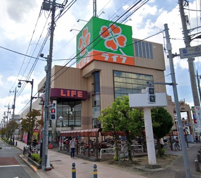 スーパー　ライフ竹の塚店（スーパー）まで414m