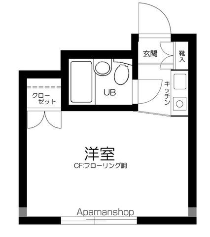 西武池袋線 大泉学園駅 徒歩6分 4階建 築40年の間取り写真
