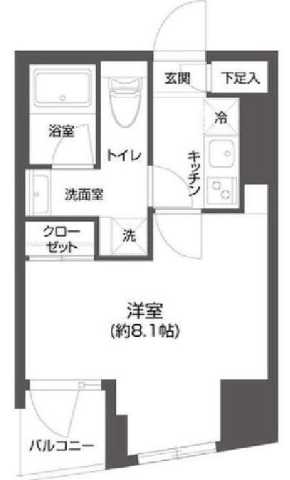 GRAN PASEO 市谷甲良町の間取り写真